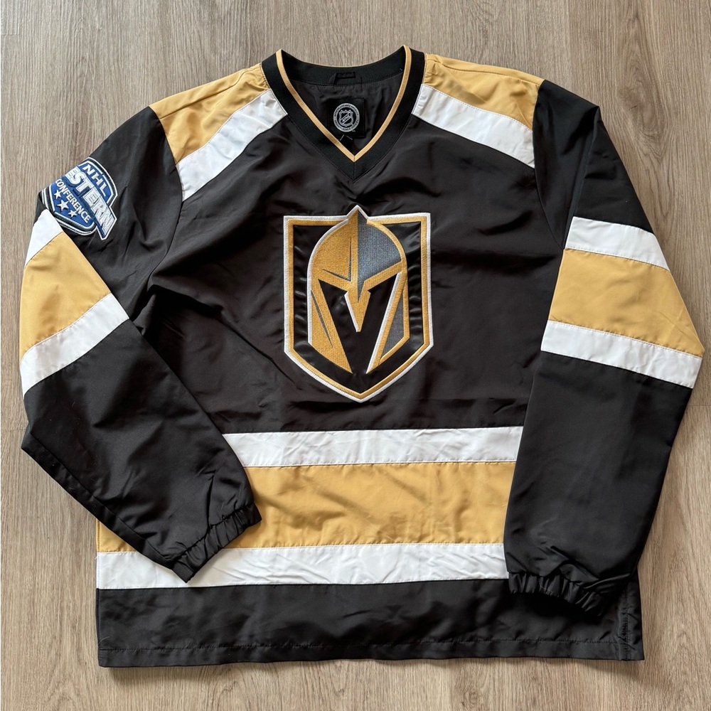 NHL GIII Vegas Golden Knights Men's Pullover Logo Jacket New with Tags